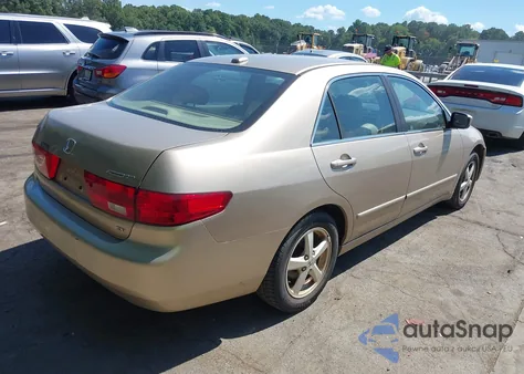 2005 Honda Accord 2.4 Ex из США, поврежденный, VIN 1HGCM56845A163782